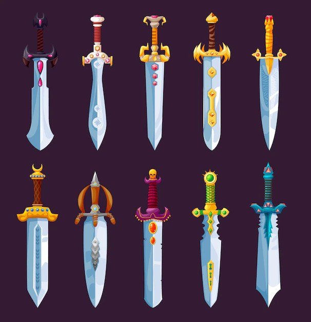 The Art & Design of Cartoon Swords Visualizing Iconic Fantasy Blades
